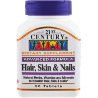 21st Century Advanced Formula Hair, Skin & Nails (50таб)