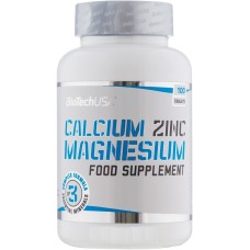 BioTech USA Calcium Zinc Magnesium 100таб