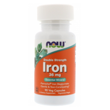 NOW - Iron 36 mg Ferrochel (90капс)