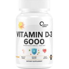 Витамин Д3 Optimum System Vitamin D-3 6000 365 гел.капс