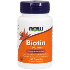 NOW - Biotin 1000 mcg (100капс)