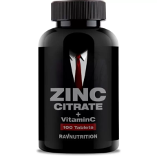 RAVNUTRITION Zinc citrate+ vitamin C (100таб)