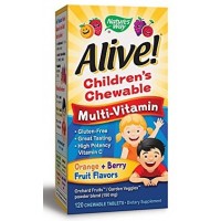 Nature's Way Alive! Children`s Multi-Vitamin (120жев.таб)