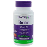 Natrol - Biotin 10.000 mcg Fast Dissolve (60капс)