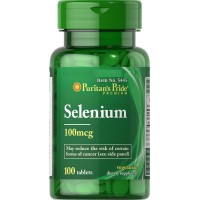 Puritan's Pride Selenium 100mcg (100табл)